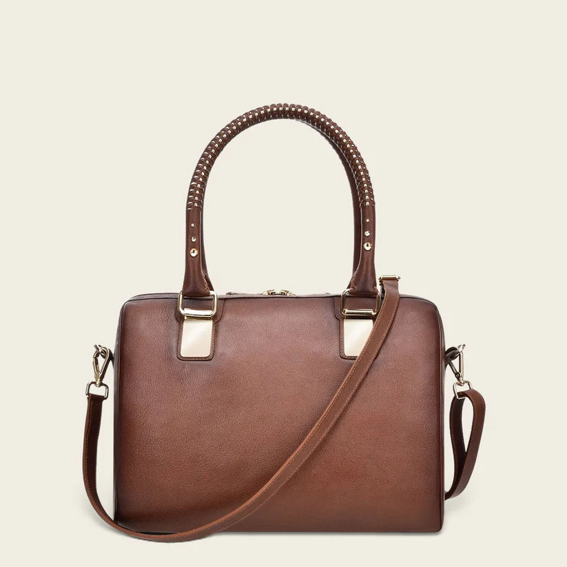 BO439RS White Cuadra Trendy Leather Ladies Purse Handbag for Women - Stylish Crossbody Bag for Work, Party & Daily Use