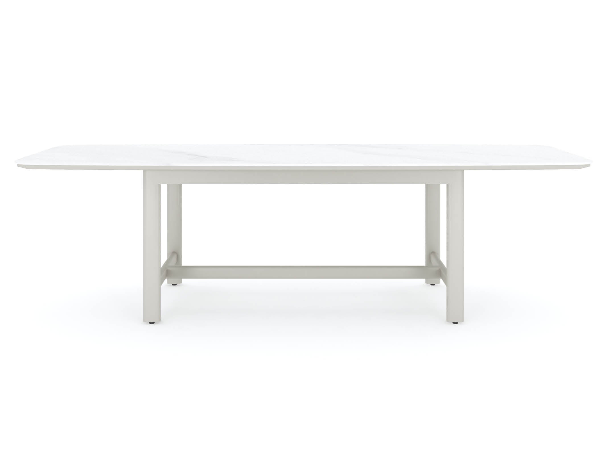 Elegant Curved Dining Table for Modern Home - Perfect for Small Spaces, Breakfast Nooks & Contemporary Dining Rooms