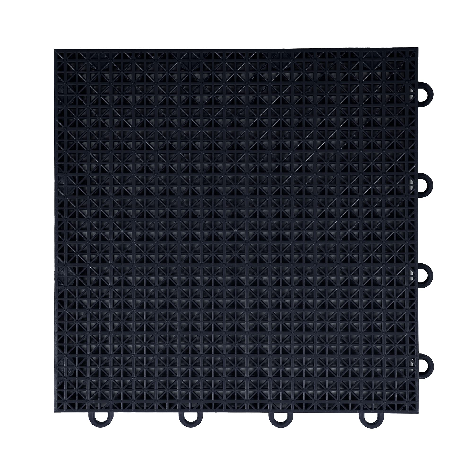 5/8 Inch Thick ProGame Outdoor Interlocking Plastic Floor Tiles - Durable Weatherproof Court Flooring for Basketball, Tennis & Multi-Sport Use | Perfect for Driveways, Backyards & Playgrounds