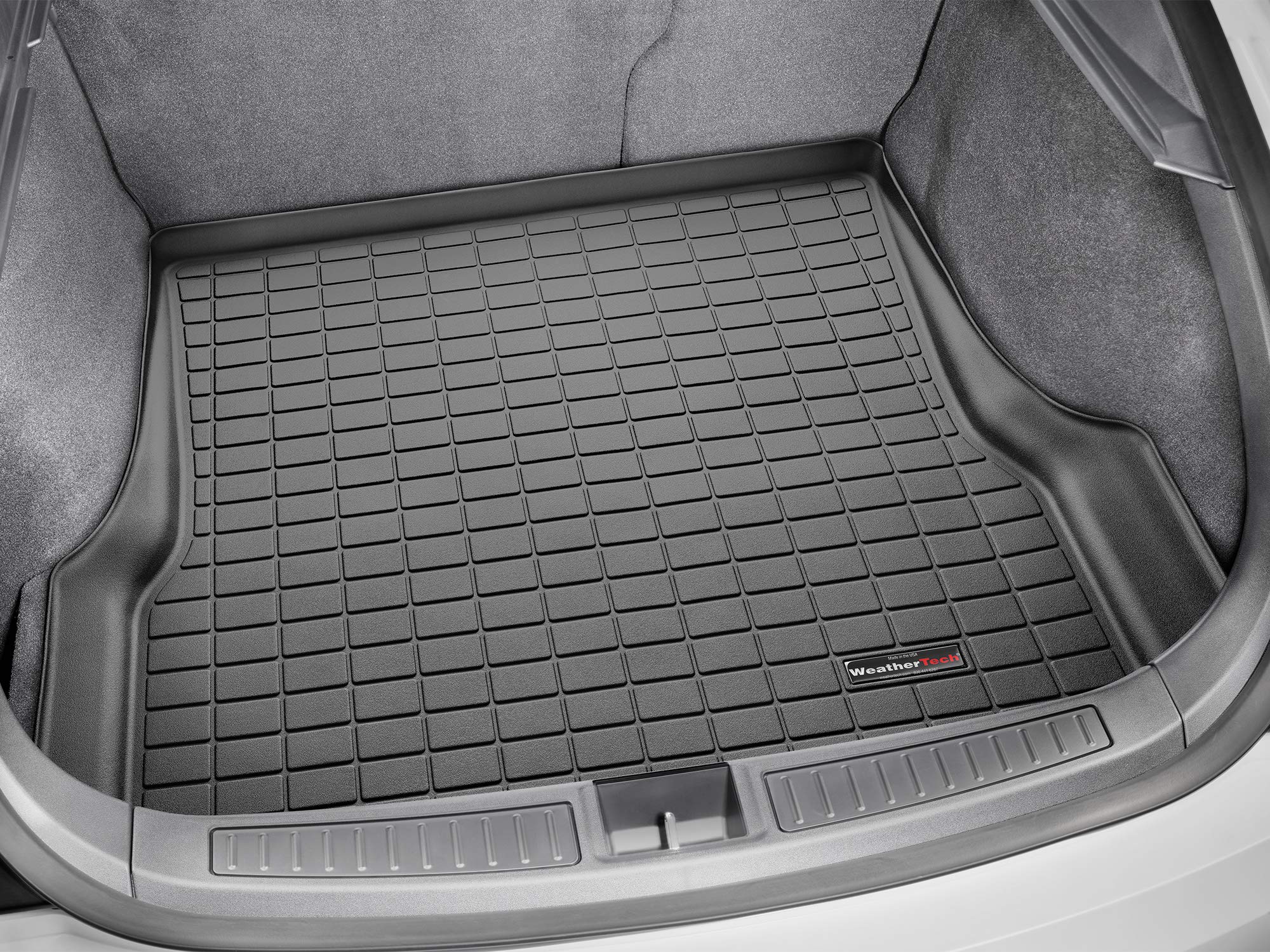 WeatherTech Cargo Trunk Liner for Tesla Model S (2012-2020) - Custom Fit All-Weather Protection Mat, Black (40933) | Perfect for Road Trips, Grocery Hauling & Pet Transport