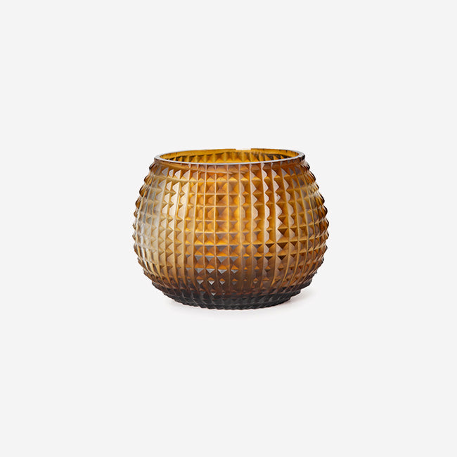Guaxs Somba Tealight Candles - Clear & Dark Brown Colors for Home Decor, Romantic Dinners, and Relaxing Ambiance