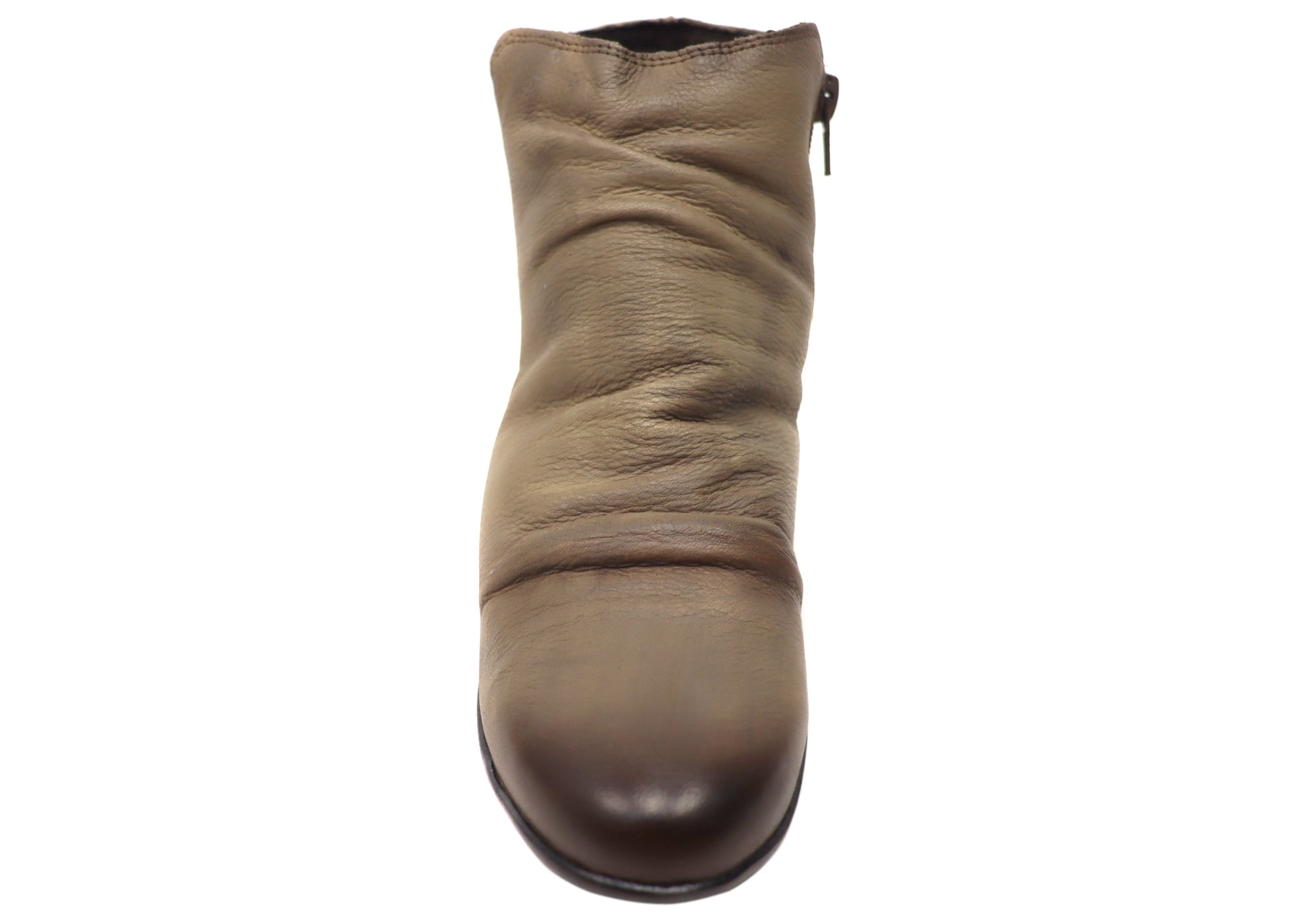 Perlatto Brooke Women's Comfortable Leather Ankle Boots - Made in Brazil - Stylish & Durable for Work, Travel & Everyday Wear