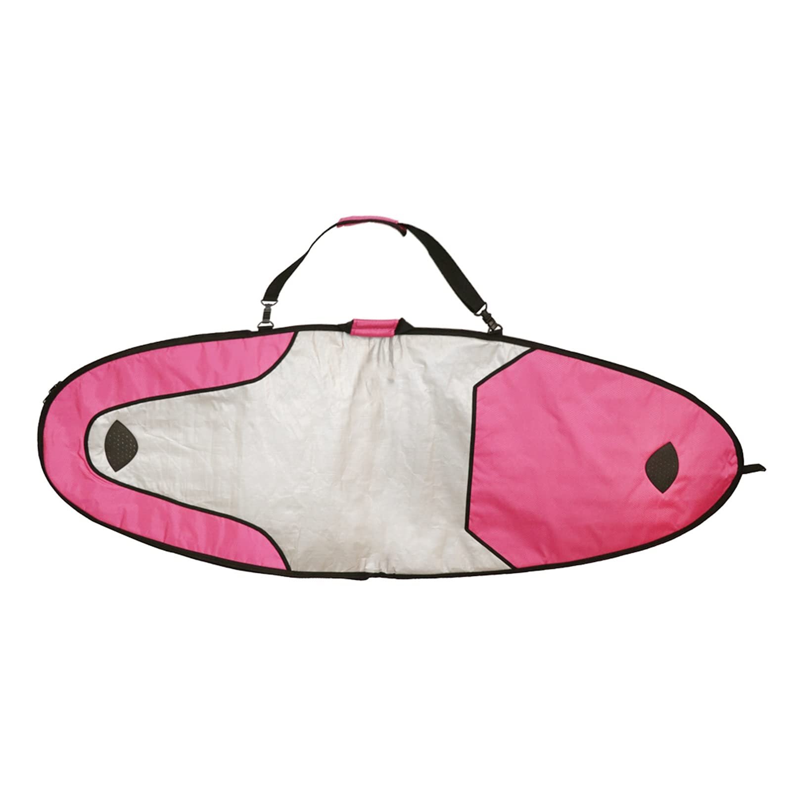 7.6ft Inflatable Paddle Board with Travel Bag - Waterproof Surfboard Storage Cover for SUP, Longboard, Shortboard & Wakeboard - Rose Red - Perfect for Beach Trips & Water Sports