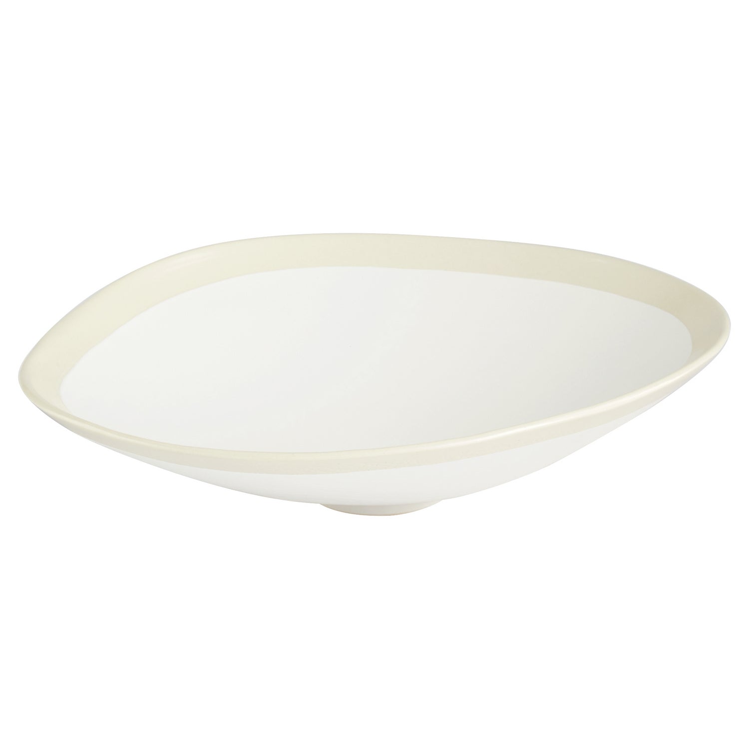 Cyan Design 11212 Laura Bowl - White Ceramic Decorative Bowl for Home Decor, Small Size | Perfect for Centerpieces, Fruit Display, and Tabletop Decor