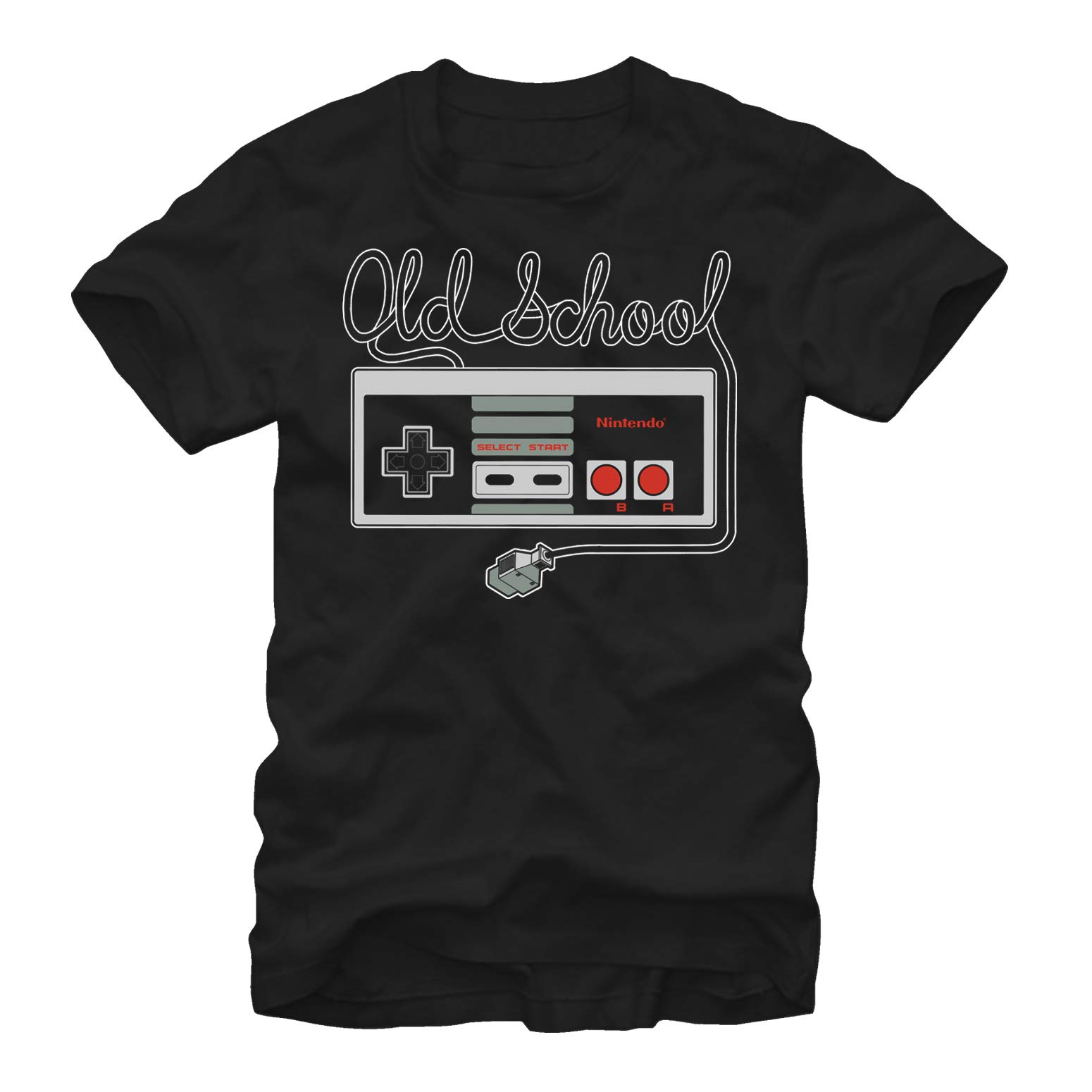 Vintage Nintendo NES Controller Graphic T-Shirt for Men - Retro Gaming Tee for Casual Wear & Gamer Enthusiasts