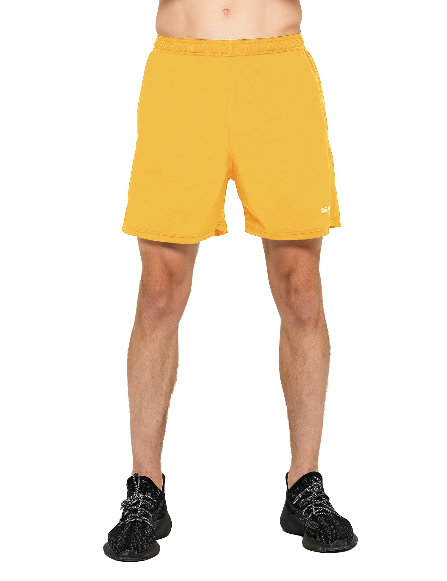 DEMOZU Men's 5 Inch Quick Dry Athletic Shorts - Lightweight Running, Tennis & Gym Workout Shorts with Pockets - Perfect for Jogging, Training & Sports Activities