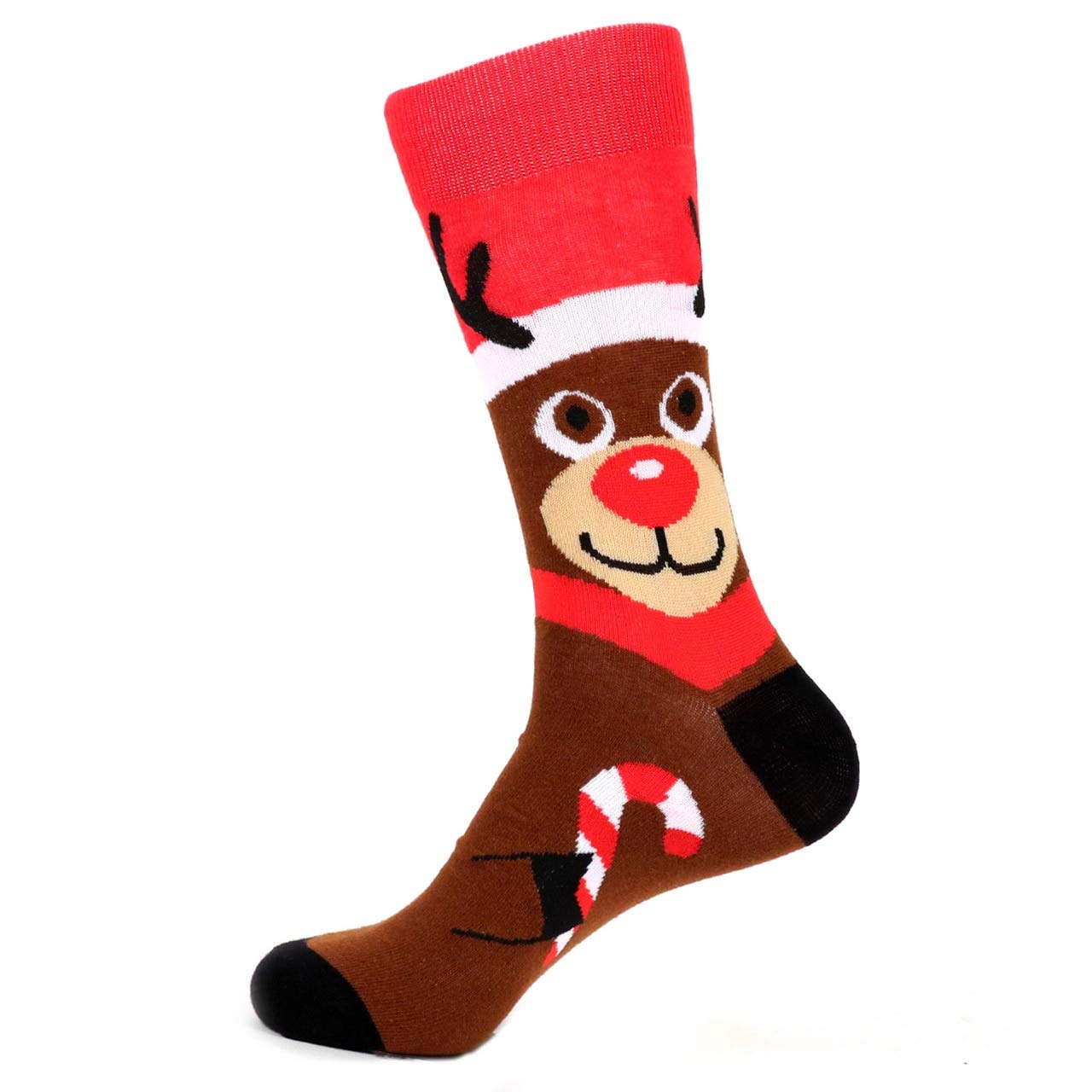 Funny Men's Christmas Novelty Dress & Casual Holiday Socks - Festive Gift for Dad, Husband, Boyfriend - Perfect for Office Parties, Family Gatherings & Secret Santa Exchanges