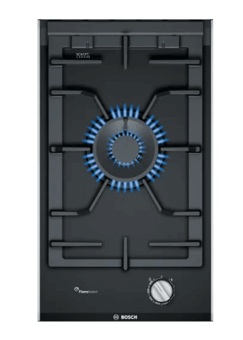 Bosch PRA3A6B70 & PRB3A6B70 Series 8 30cm Domino Gas Hobs - Black Glass Ceramic Cooktops for Modern Kitchens | Perfect for Small Spaces & Professional Cooking