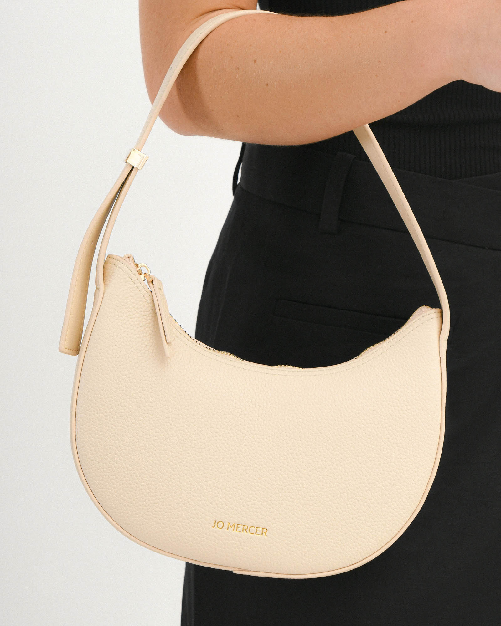 Gabriela Genuine Leather Shoulder Bag Light Sand - Stylish Crossbody Purse for Women, Perfect for Work, Travel & Everyday Use