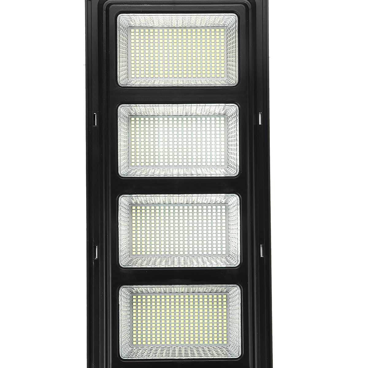 300W 600W 900W 1200W IP65 Waterproof Solar Street Light with Remote Control & PIR Motion Sensor - Outdoor LED Solar Lamp for Garden, Pathway, Driveway, and Backyard Lighting
