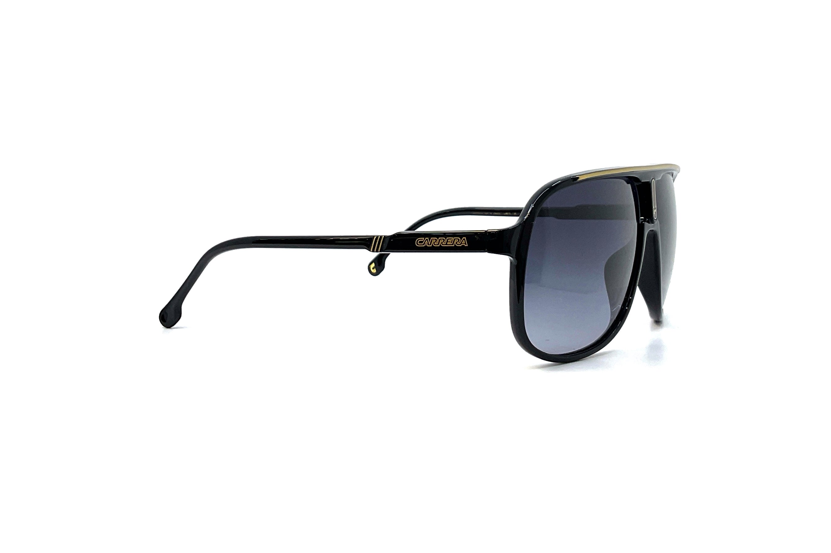 Carrera 1047/S Black Gold Sunglasses - Polarized UV Protection for Men & Women - Perfect for Driving, Running, and Outdoor Activities
