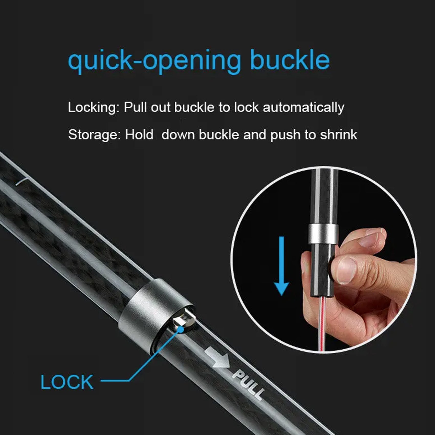 Naturehike Ultralight Carbon Fiber Trekking Poles - 120cm Adjustable Hiking Sticks for Running, Backpacking & Outdoor Adventures