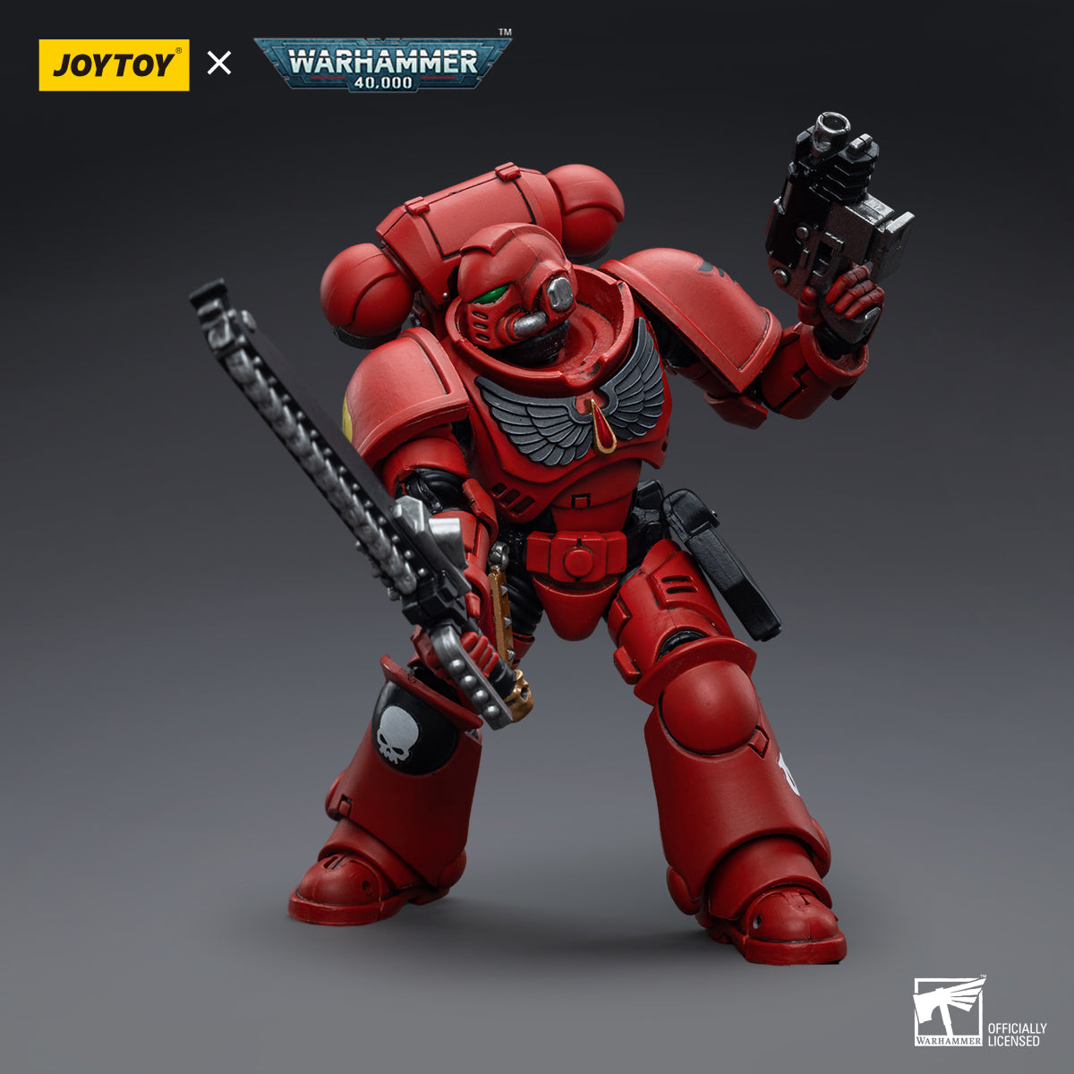 JOYTOY 1/18 Scale Warhammer 40K Intercessors Action Figure Set (4pcs) - Highly Detailed Collectible Miniatures for Tabletop Gaming & Display - Perfect for Warhammer Fans and Sci-Fi Collectors