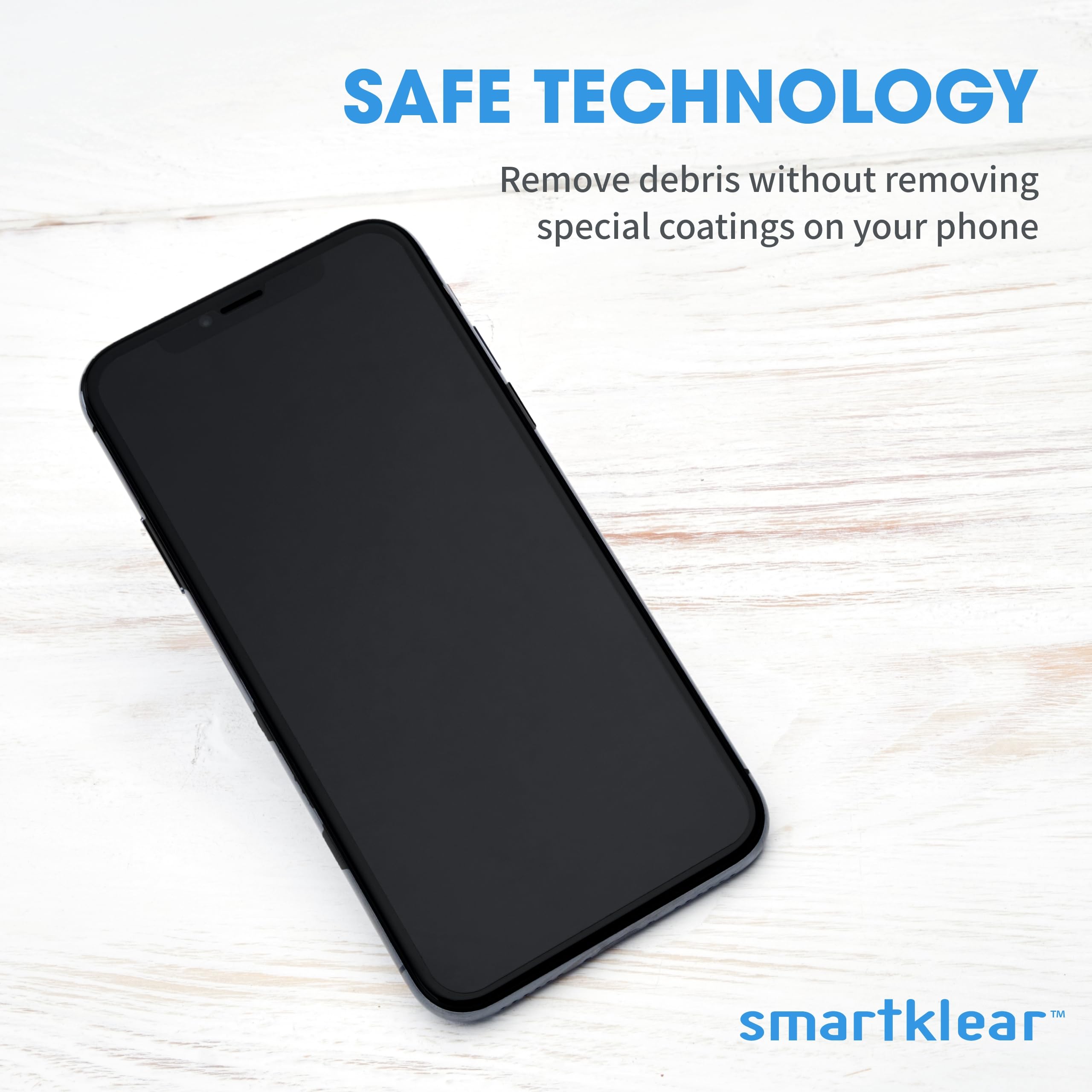 SmartKlear Premium Smartphone Screen Cleaner - Carbon Microfiber Technology for iPhone, Android & All Devices - Anti-Static Rose Gold Electroplated (1 Pack) - Perfect for Home, Office & Travel Use