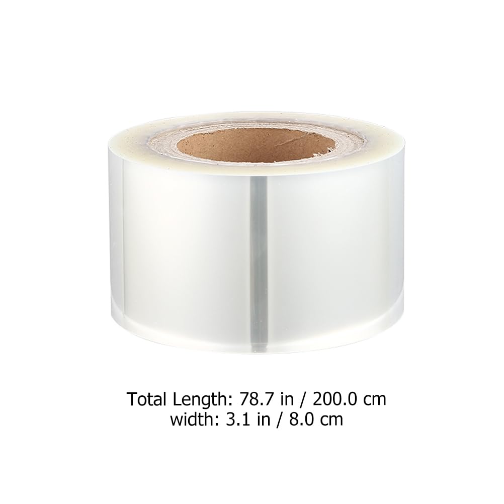 Cabilock 1 Roll Transparent Cake Border Wrap - Food Grade OPP Adhesive Mousse Cake Collar for DIY Desserts, Cupcakes & Chocolate Decoration - Perfect for Birthday Cakes, Wedding Cakes & Baking Projects