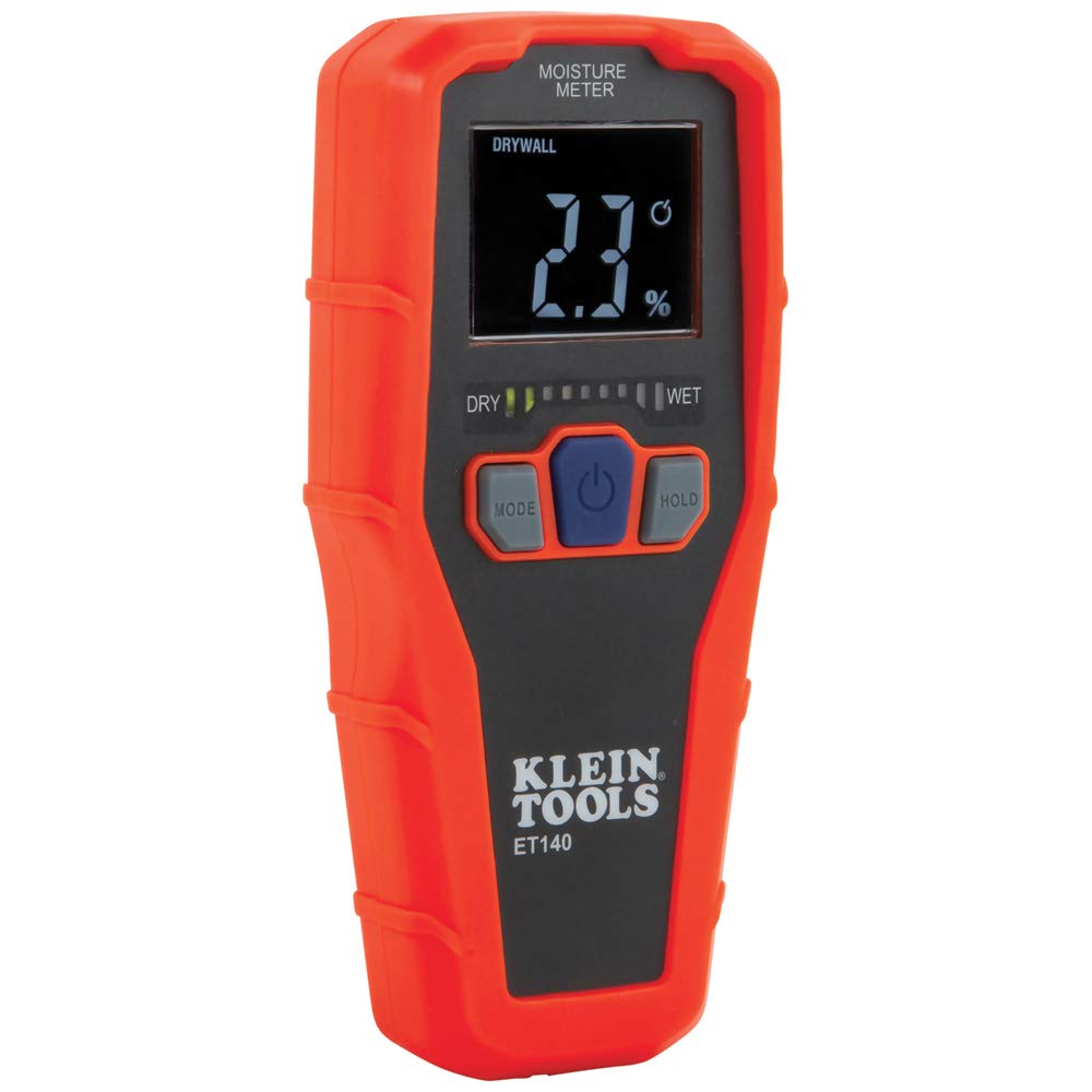 Klein Tools ET140 Moisture Meter & RT310 Outlet Tester Combo Kit - Professional Electrical Testing Tools for Home Inspection, HVAC, and DIY Projects
