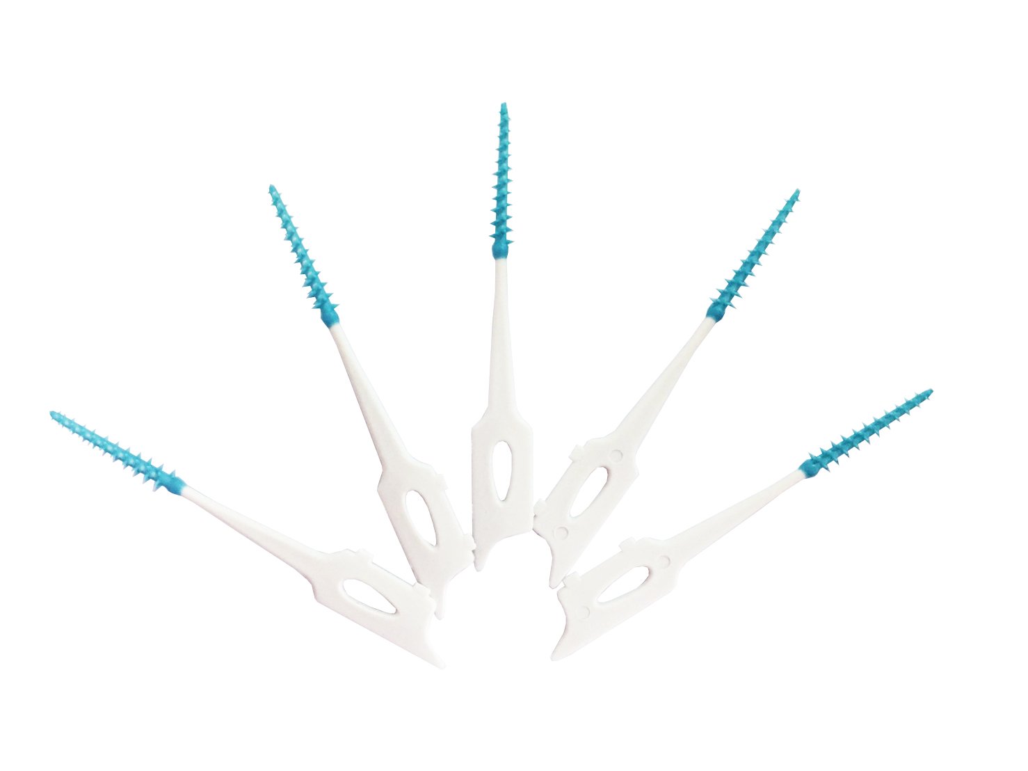 240pcs Soft Rubber Bristles Interdental Brushes - Pointed End for Easy Teeth Gap Cleaning | Perfect for Travel, Home & Office Oral Care
