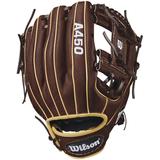 Wilson A450 11.50 Youth Baseball Utility Gloves - WTA04RB181787 - Perfect for Little League, Training & Field Practice