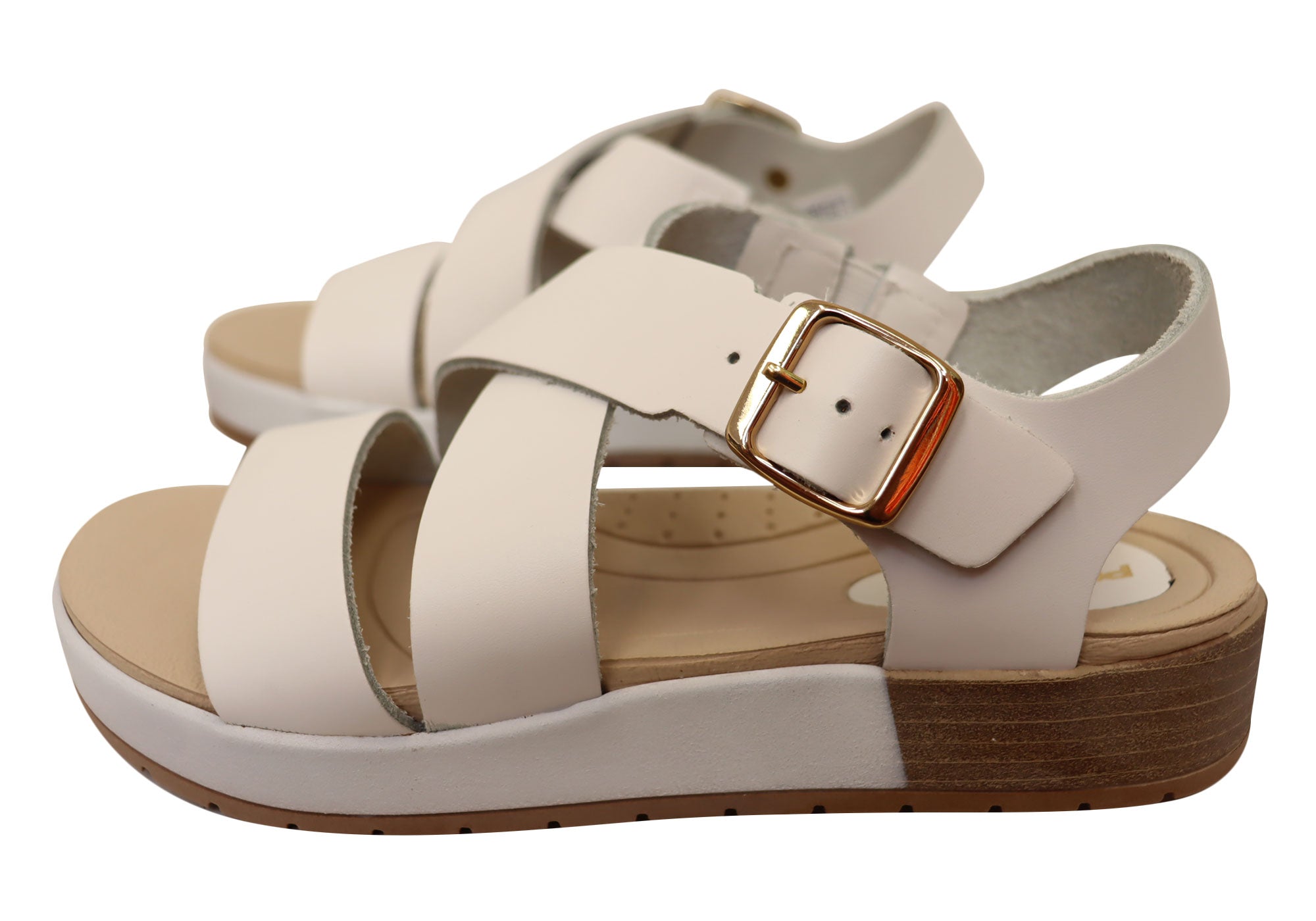 Pegada Robbina Women's Comfortable Leather Sandals - Handmade in Brazil - Perfect for Beach, Vacation & Summer Outfits