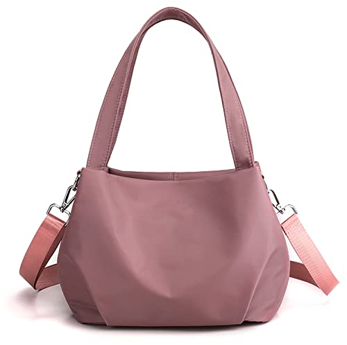 ZEHO Lightweight Nylon Casual Shoulder Bag for Women - Vintage Crossbody Purse, Small Hobo Handbag with Pockets, Travel Essentials | Perfect for Daily Commute, Shopping & Weekend Getaways