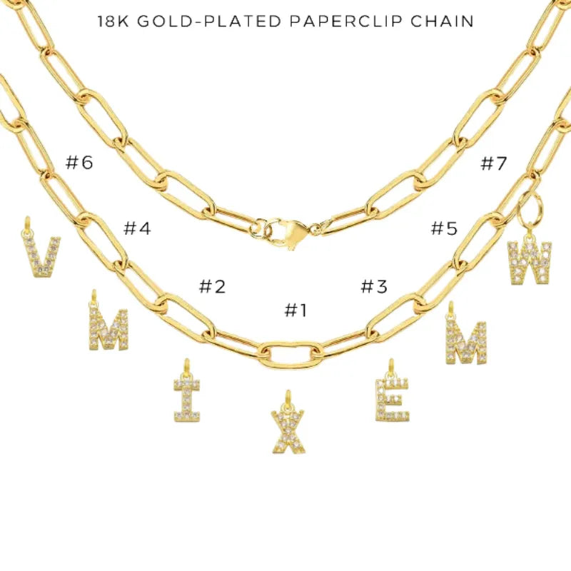Charm Necklace with Assorted Charms - Elegant Adjustable Jewelry for Women | Perfect for Gifts, Parties & Everyday Wear