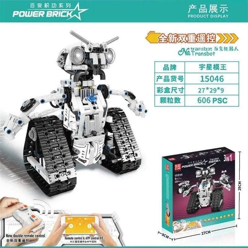 Mould King 15046 Power Brick Building Blocks Set - 1500+ Pieces STEM Toy for Kids & Adults - Creative Construction Engineering Kit for Home, School & Office Decoration