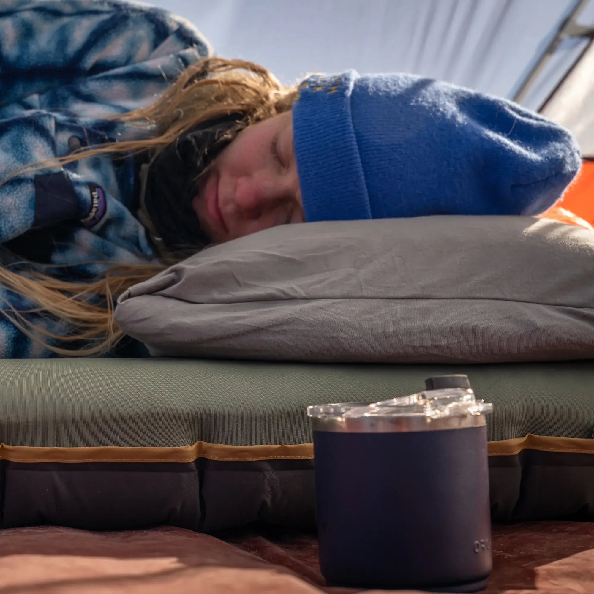 Klymaloft™ Ultra-Lightweight Inflatable Sleeping Pad - Portable Camping Mattress for Backpacking, Hiking & Outdoor Adventures
