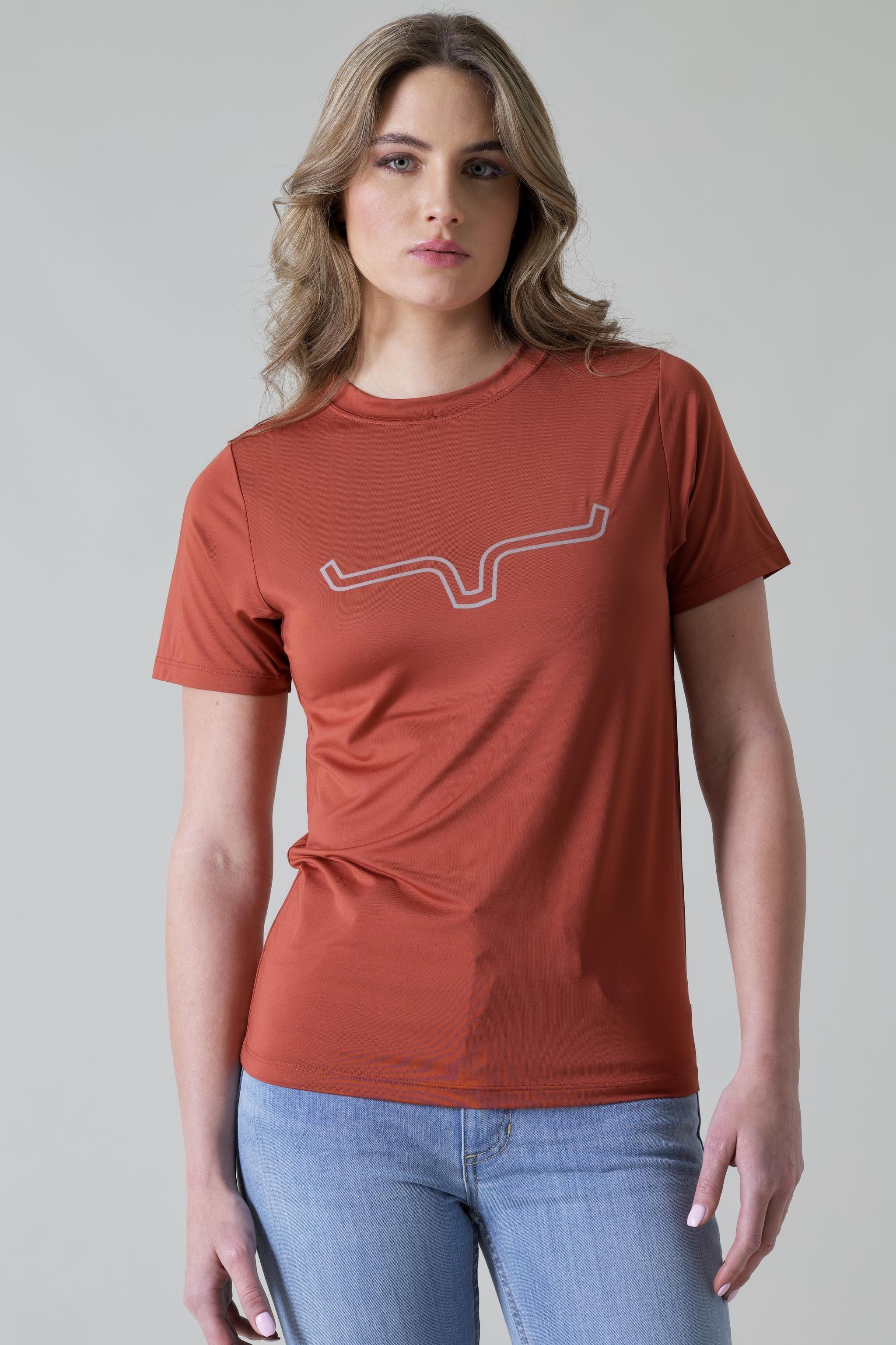 Women's Outlier Tech T-Shirt - Moisture Wicking Performance Shirt for Running, Yoga & Outdoor Activities