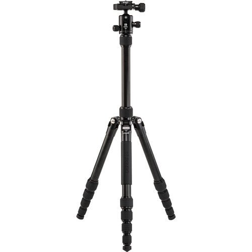 Benro Tripster Travel Tripod - Lightweight Aluminum Tripod for Photography & Travel (1 Series, Black) - Perfect for Outdoor Adventures, Hiking & Vlogging