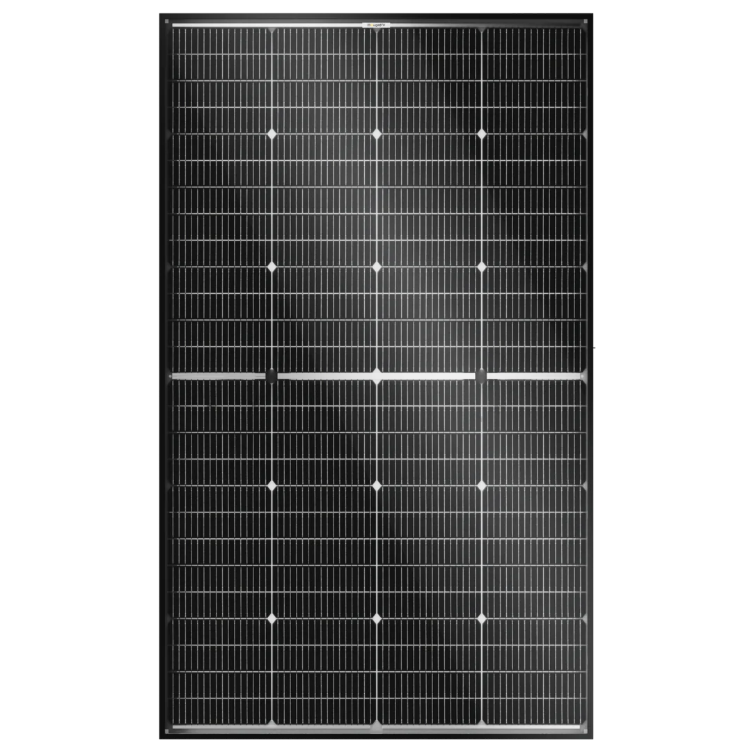 BougeRV 200W N-Type Bifacial 16BB Solar Panel - High Efficiency Solar Panel for RV, Boat, Off-Grid & Home Use