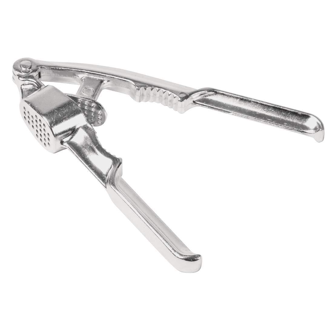 Premium Stainless Steel Garlic Press - Heavy Duty Manual Garlic Mincer & Crusher with Ergonomic Handle - Perfect for Cooking, Baking, and Meal Prep
