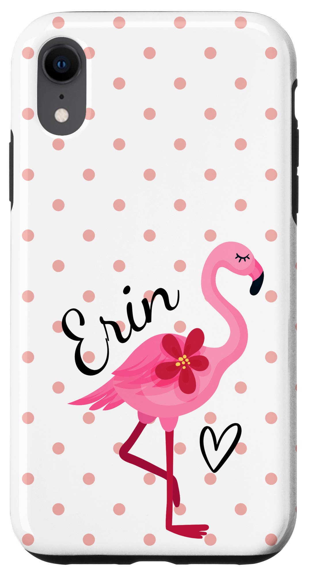 Custom iPhone XR Case - Pink Flamingo Design with Personalization | Trendy Protective Cover for iPhone XR | Perfect Gift for Her, Birthday, Anniversary & Everyday Use