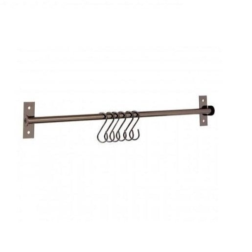 Adjustable Hanging Rail for Closet Organization - Heavy Duty Garment Rack for Clothes Storage - Perfect for Bedroom, Closet, Laundry Room & Retail Stores