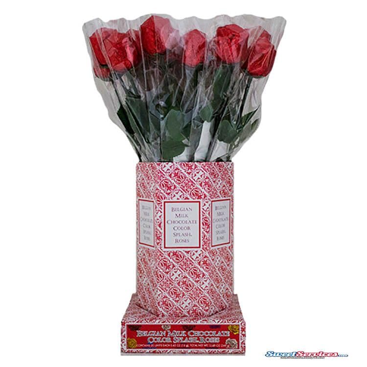 Luxury Chocolate Red Roses - Handmade Gourmet Chocolate Bouquet for Valentine's Day, Anniversary & Romantic Gifts | Perfect for Wedding Proposals, Date Nights & Special Occasions