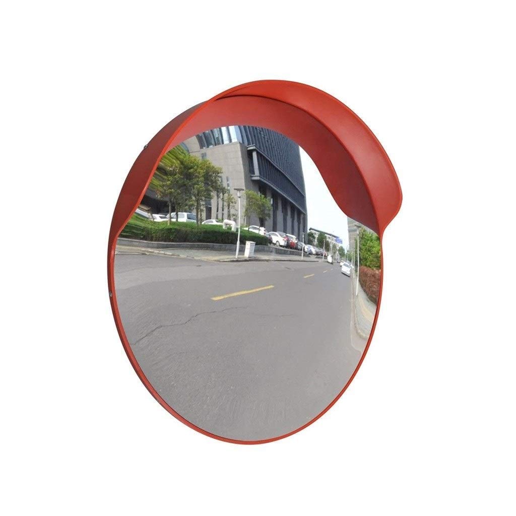45-120CM Wide-Angle Convex Traffic Mirror - Round Weatherproof Road Safety Mirror for Parking Lots, Driveways & Blind Spots (100CM Size) - Perfect for Enhanced Visibility in High Traffic Areas