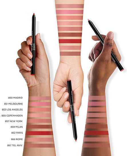 Selfie 857 Lip Liner Pencil - Waterproof Long Lasting Lip Makeup for Precise Definition | Perfect for Everyday Wear, Parties & Photo Shoots (New York Style)