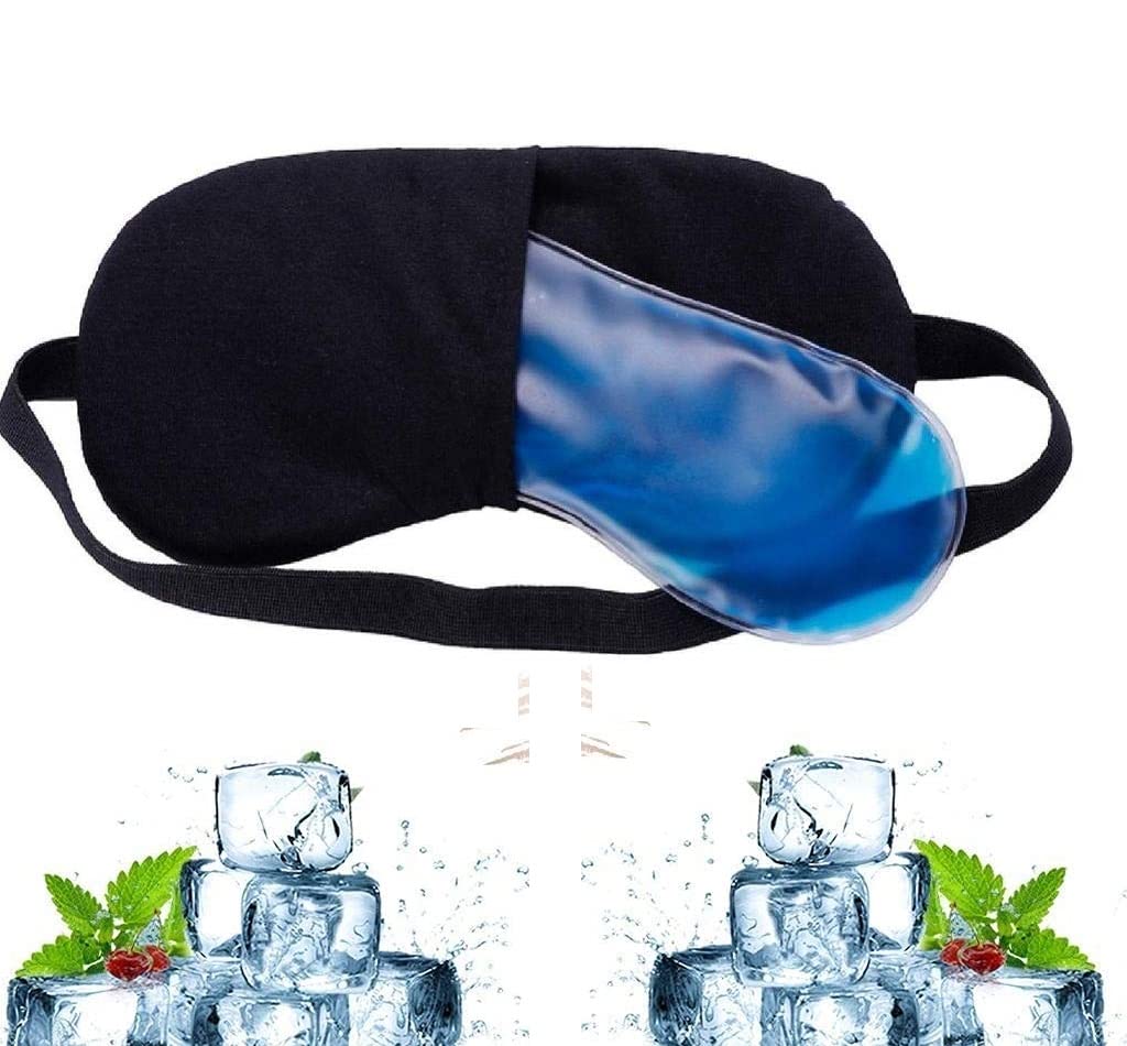Spefez Cooling Gel Eye Mask for Dark Circles & Puffiness Relief - Hot & Cold Therapy for Stress, Migraine & Skin Revitalization - Reusable Sleep Mask for Men & Women - Perfect for Nighttime Relaxation & Travel Comfort