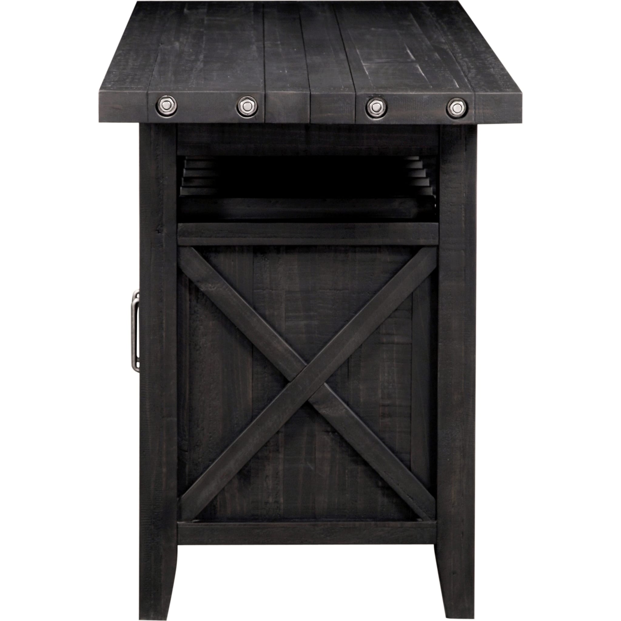 Yosemite Counter Height Rectangular Extension Dining Table - Cafe Style Kitchen Island Table for Small Spaces | Perfect for Breakfast Nook, Kitchen Dining & Entertaining