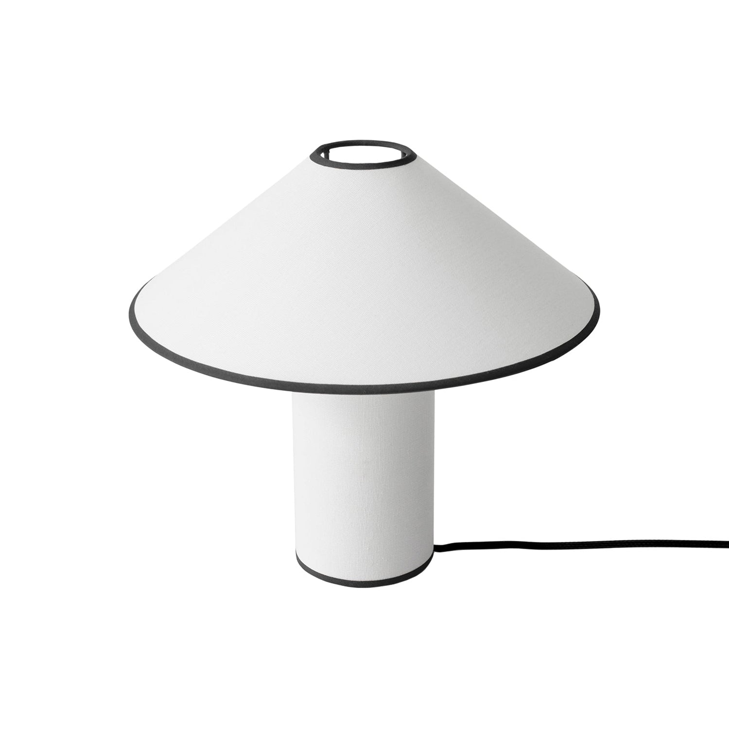 Colette Fabric Table Lamp - Elegant Bedside & Living Room Lighting for Home Decor | Soft Glow Nightstand Lamp for Bedroom, Office, or Study