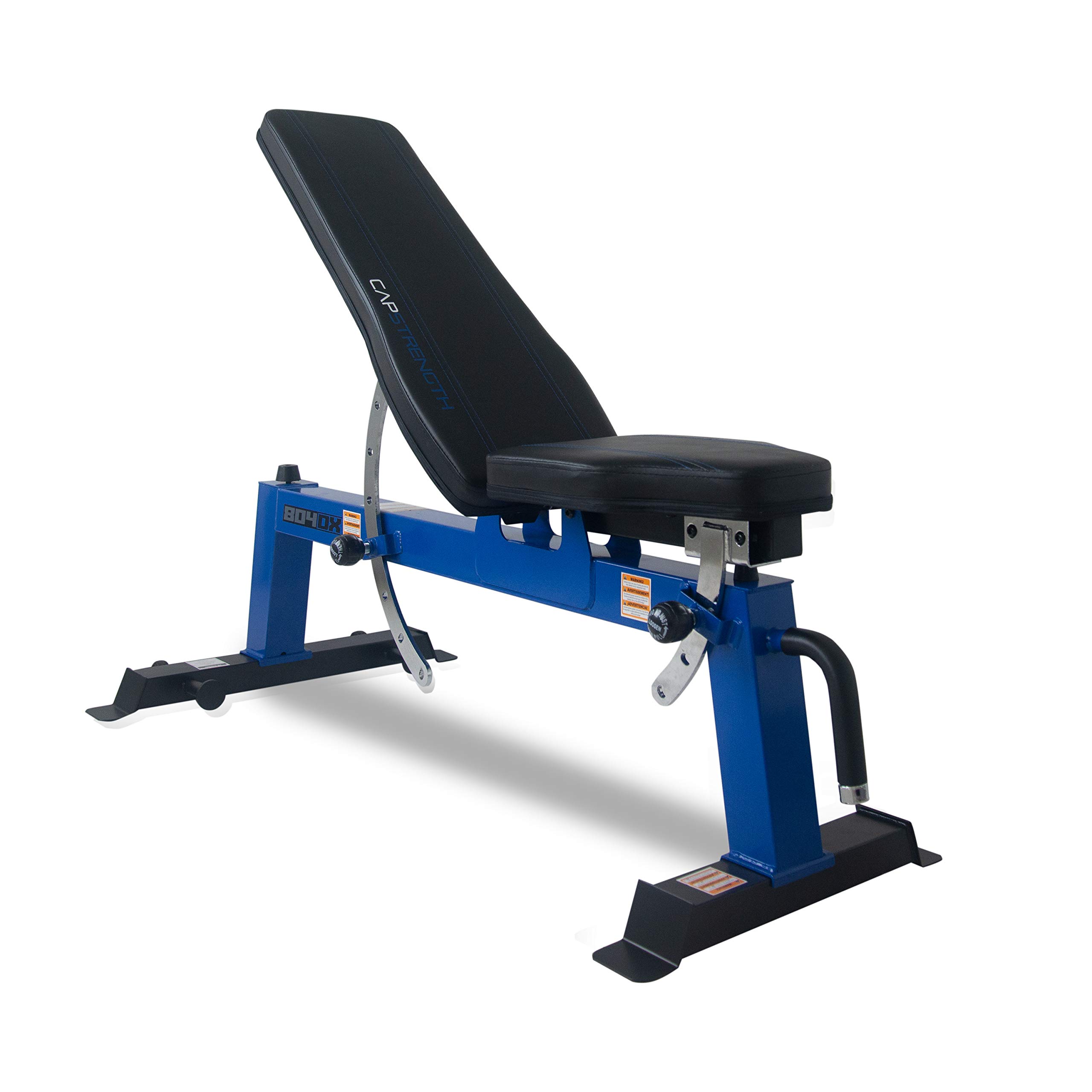 CAP Barbell Deluxe Utility Weight Bench - Adjustable Home Gym Equipment for Strength Training, Full Body Workout - Perfect for Home Gym, Garage & Fitness Enthusiasts