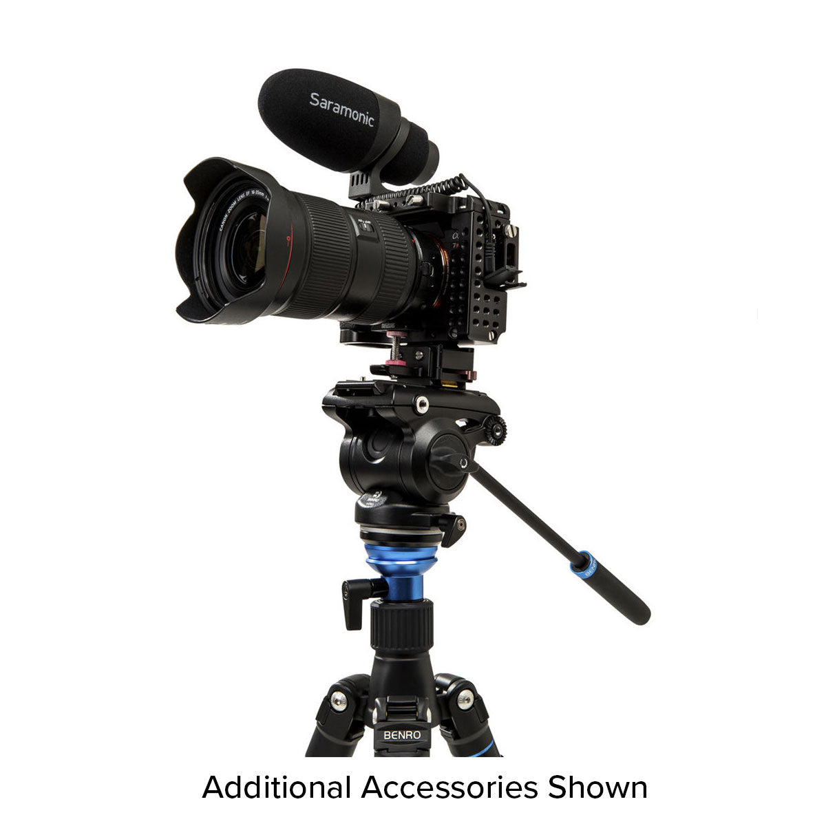 Benro S4PRO Fluid Video Tripod Head - Professional 75mm Bowl Camera Mount for DSLR & Mirrorless - Smooth Pan & Tilt for Videography, Live Streaming & Film Making