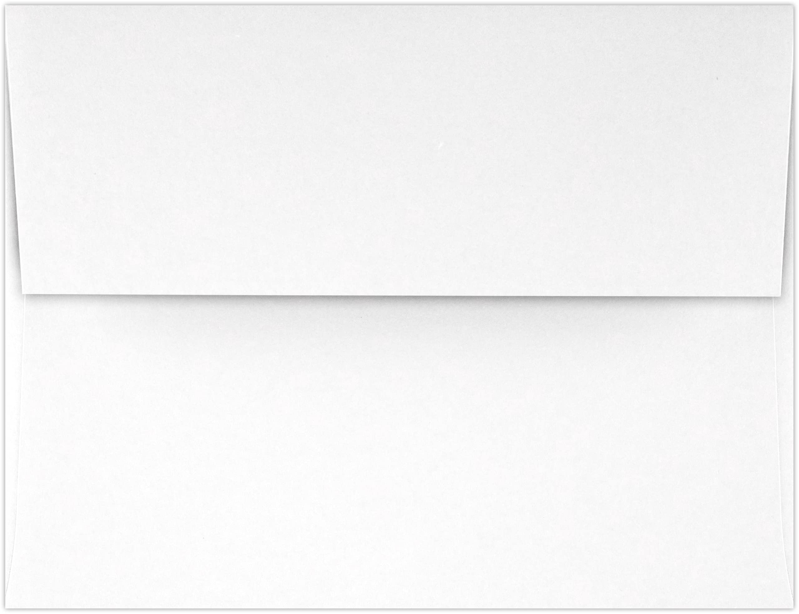Premium A2 Invitation Envelopes 4 3/8 x 5 3/4 Inches - 100% Cotton Brilliant White Stationery (500 Pack) - Perfect for Wedding Invitations, Greeting Cards & Business Correspondence
