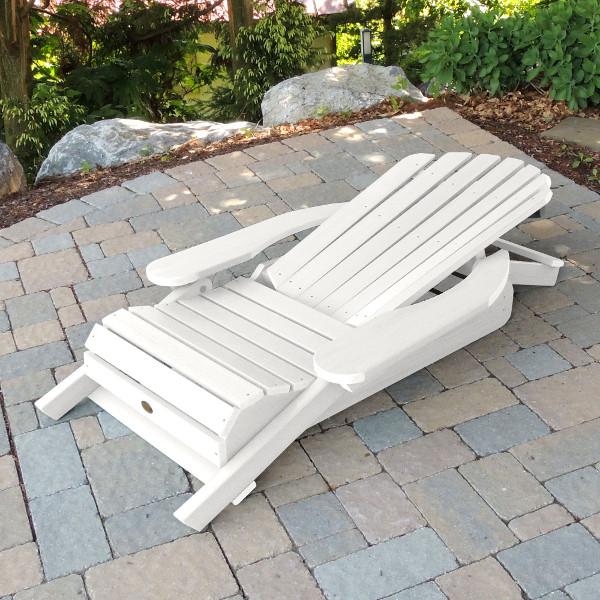 King Hamilton Folding & Reclining Adirondack Outdoor Chair - Patio, Lawn, Garden & Poolside Relaxation - Weather-Resistant Comfort for Backyard, Deck & Camping