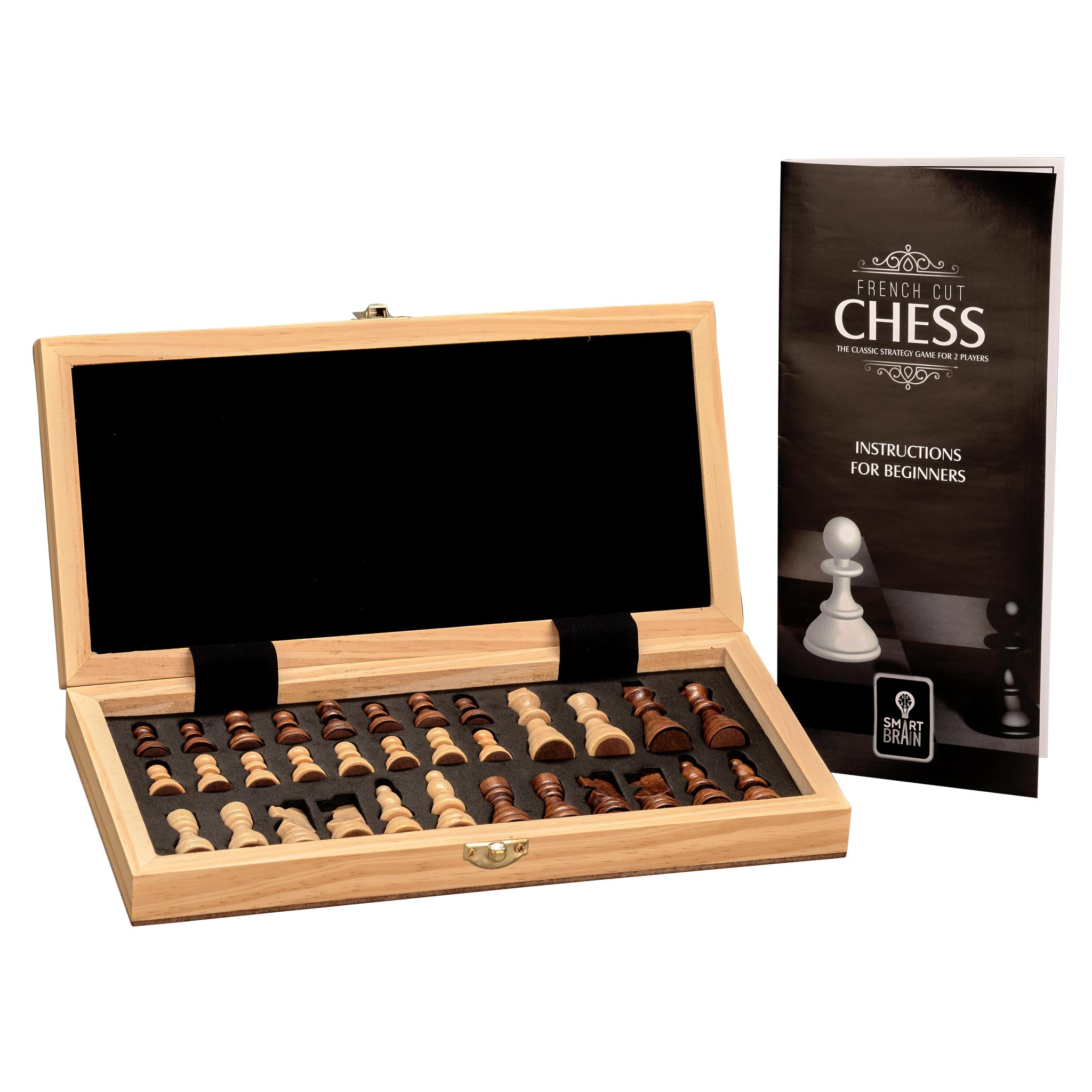 Premium French Cut Wooden Chess Set - 30cm Tournament Size - Perfect for Home, Office & Gifting - Classic Strategy Board Game for Adults & Kids