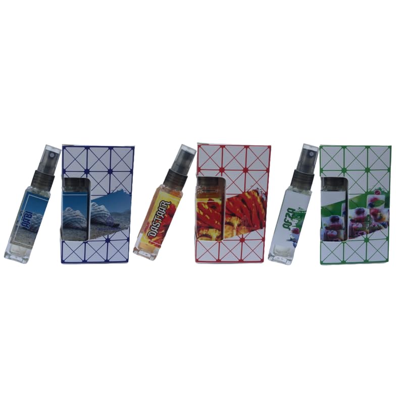 Raro Aroma Premium Luxury Long-Lasting Eau De Parfum - Designer Inspired Unisex Fragrance (8ml x 3 Bottles Pocket Combo) | Perfect for Travel, Gifts & Everyday Wear