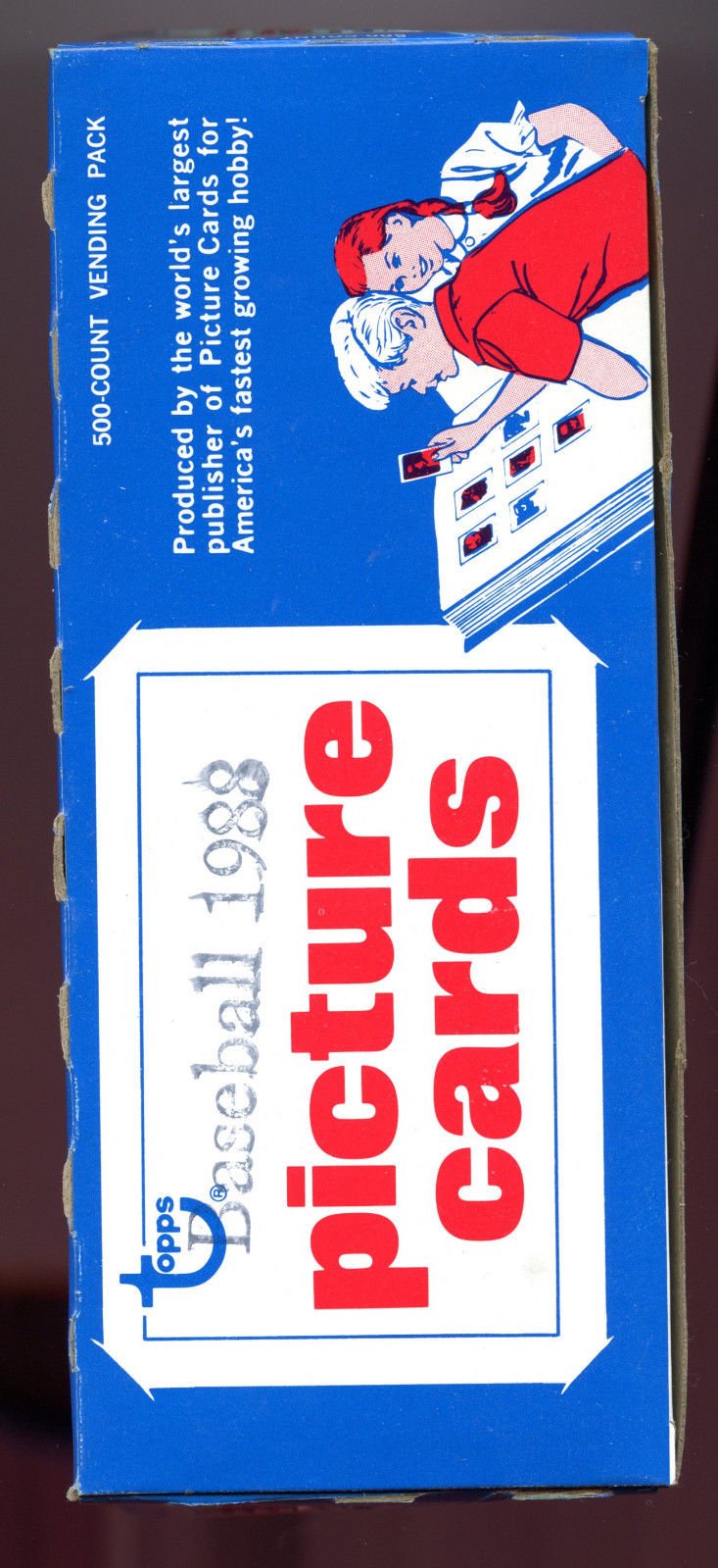 1988 Topps Baseball Wax Pack Vending Box - Tom Glavine Rookie Card Set, Complete Case Collection | Vintage Baseball Cards for Collectors, Display & Investment