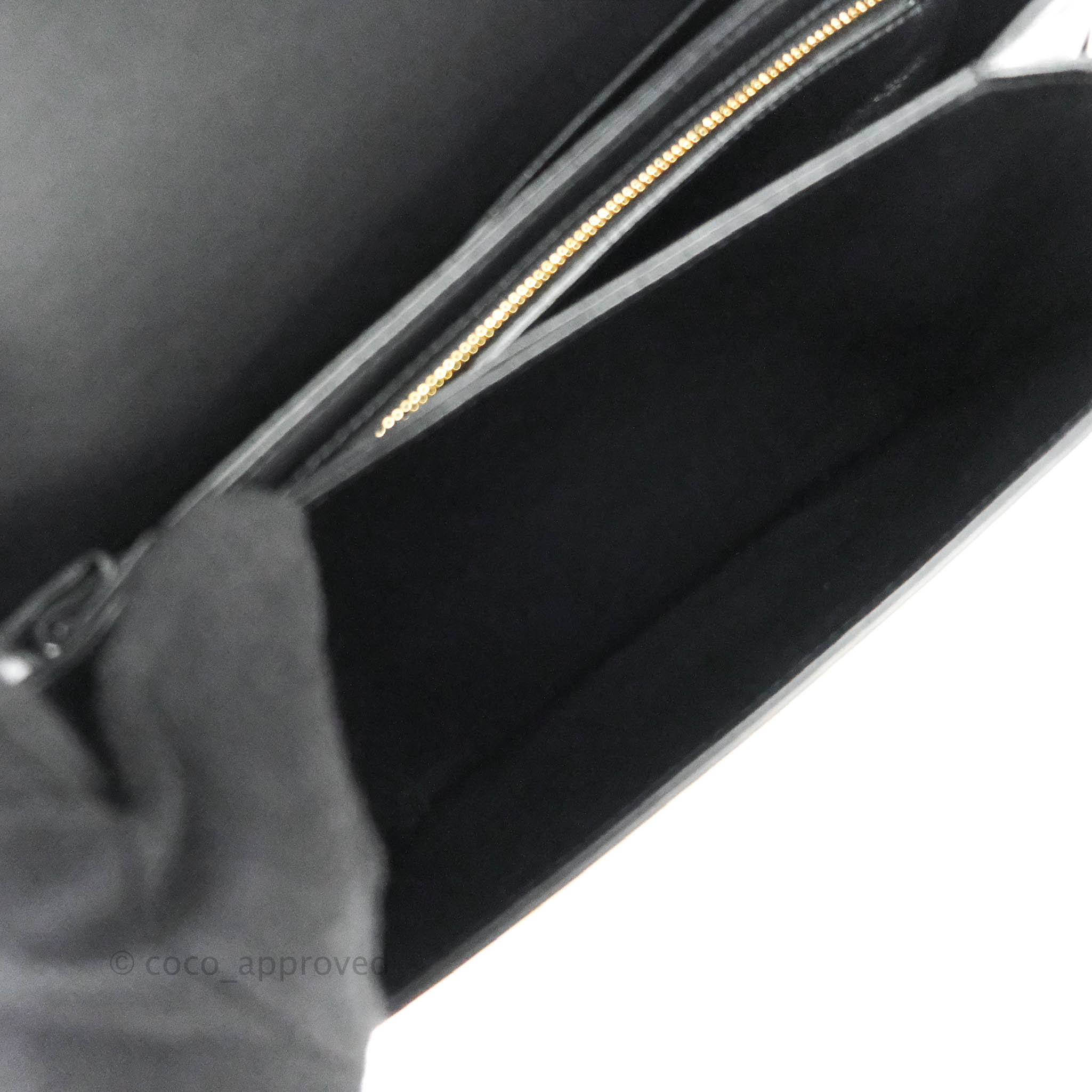 Celine Shiny Calfskin Medium Triomphe Black Leather Shoulder Bag - Luxury Designer Handbag for Women, Perfect for Work, Travel and Special Occasions