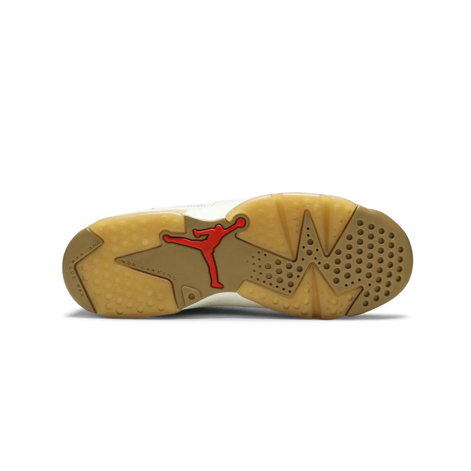 Air Jordan 6 Retro 'Quai54' GS Basketball Shoes - Sail/Brown Colorway for Kids | Perfect for Streetwear & Basketball Games