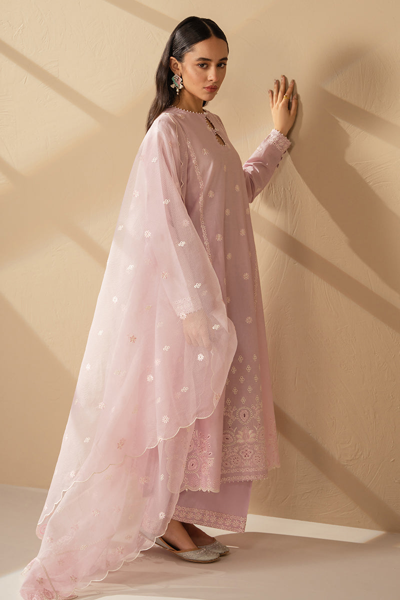 LILAC GROVE 3-Piece Embroidered Lawn Suit for Women - Floral Design Summer Outfit for Casual Wear & Special Occasions