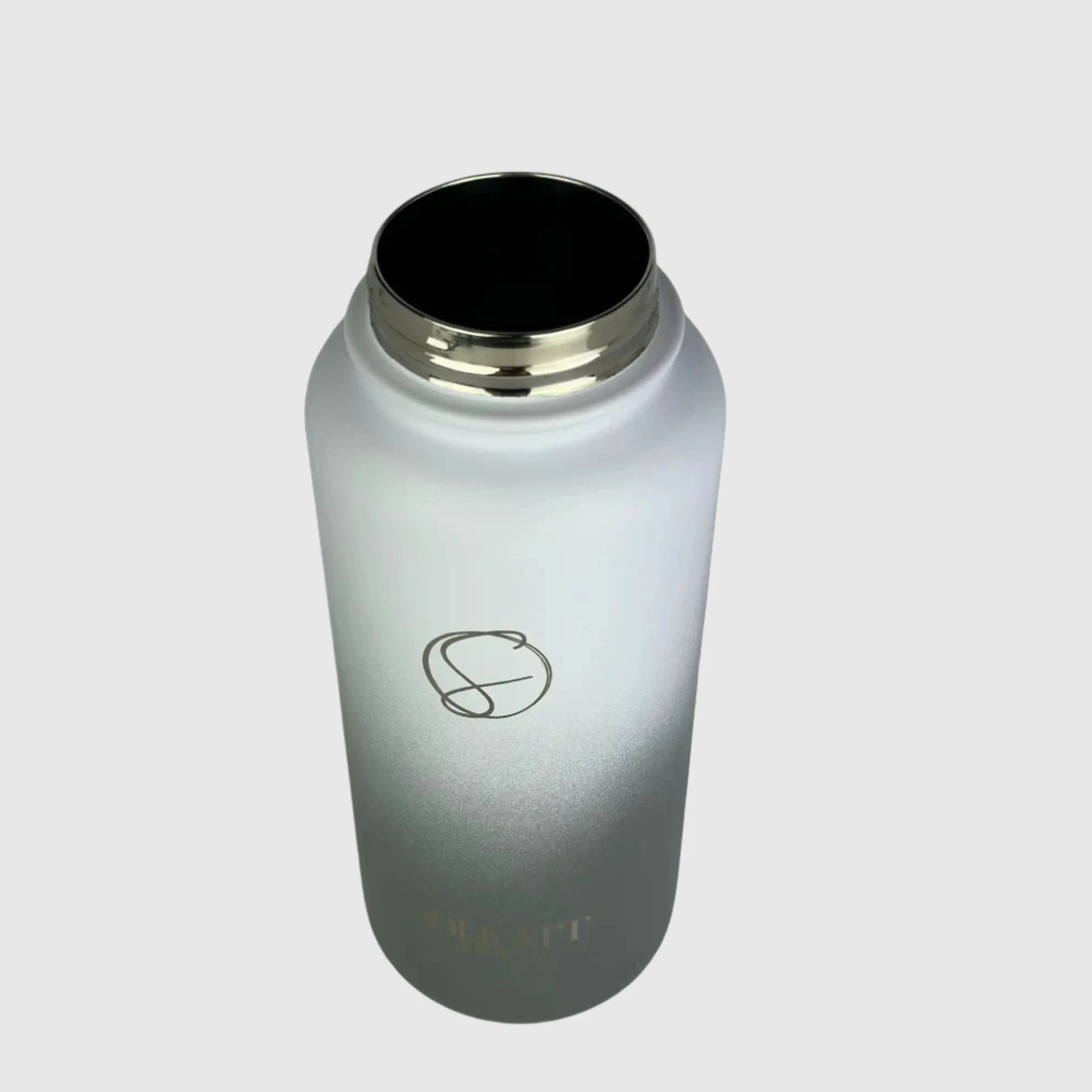 Premium Misty Grey Insulated Stainless Steel Water Bottle - 32oz (950ml) - Keeps Drinks Cold 24Hrs & Hot 12Hrs - Perfect for Gym, Hiking, Office & Outdoor Activities